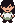 Earthbound styled sprite of Homura Akemi from Puella Magi Madoka Magica